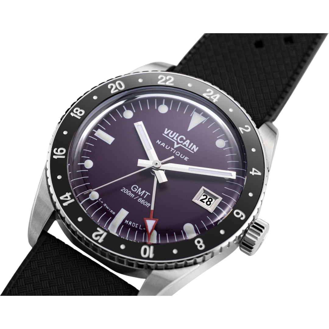 Vulcain Skindiver Nautique GMT Purple Limited Edition