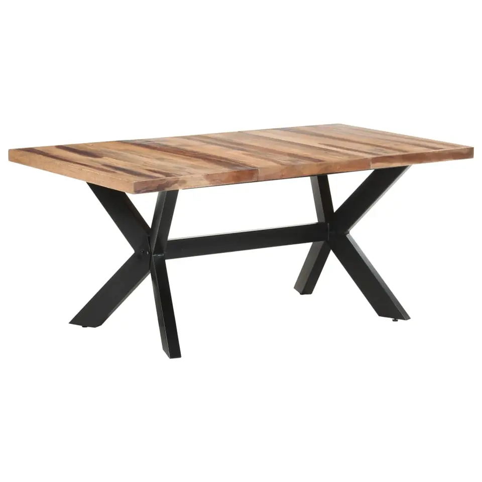vidaXL - Eettafel - Bruin - Hout - 180 x 90 x 75 cm