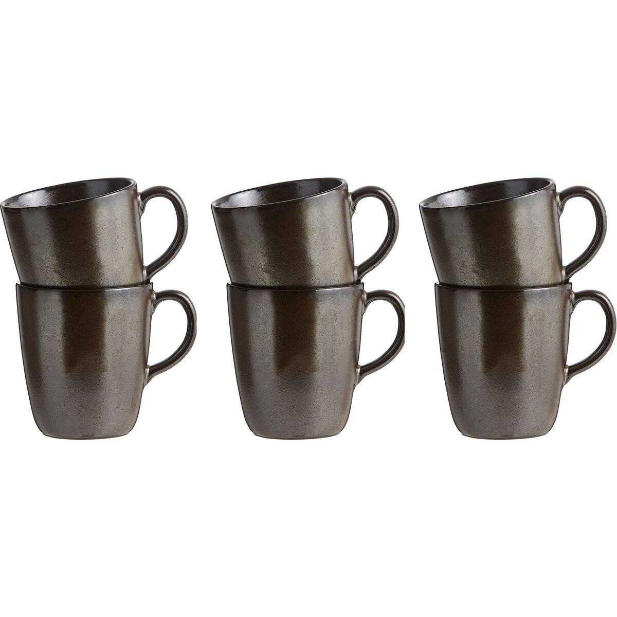 RAW Kopp med hank 6 stk. Metallic Brown