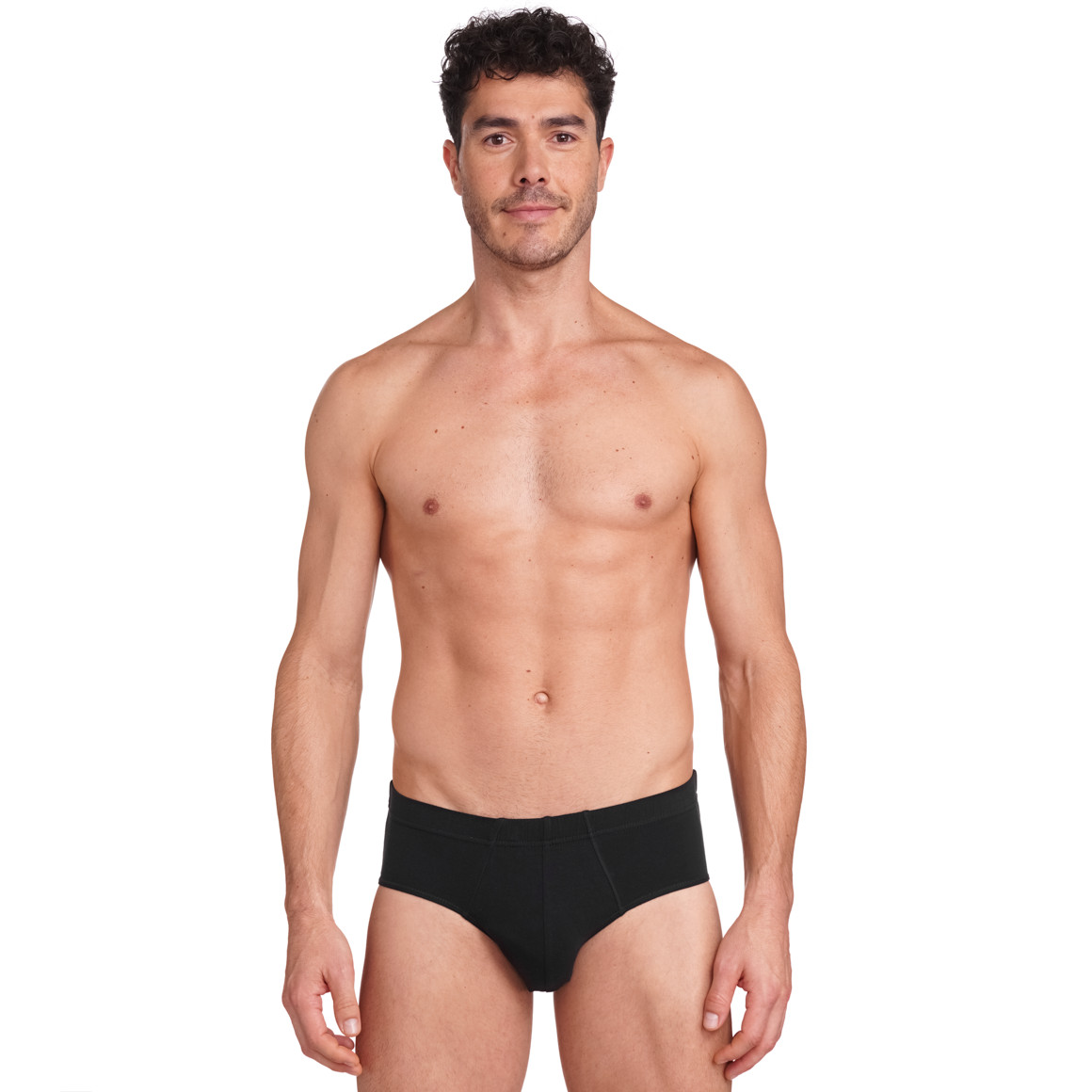 VanVaan Herren Slip unifarben schwarz