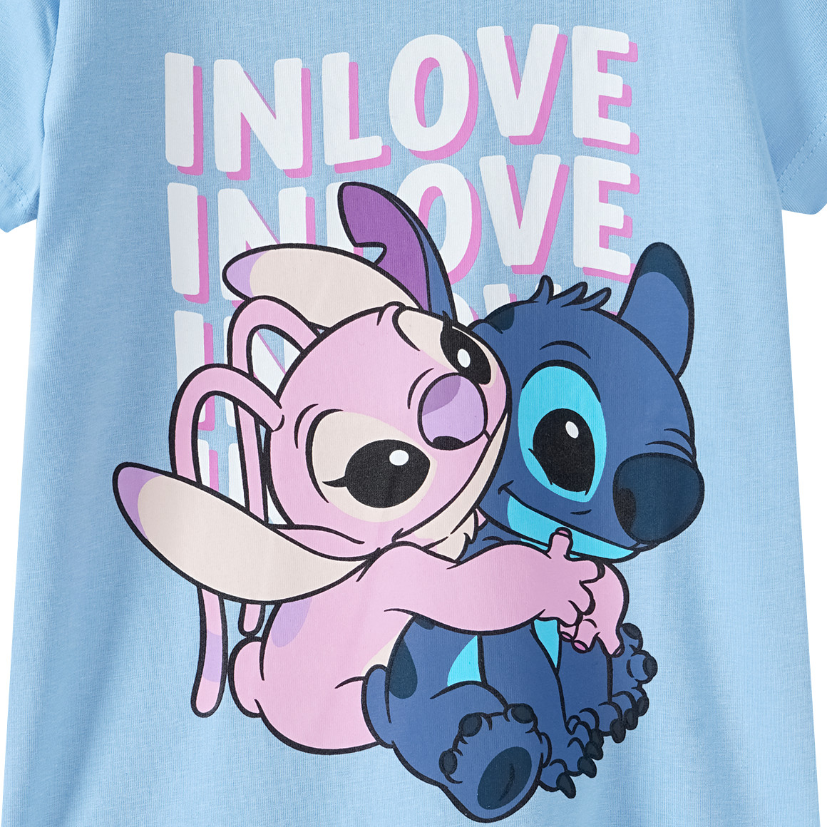 Topolino Disney Stitch T-Shirt mit Bio-Baumwolle hellblau