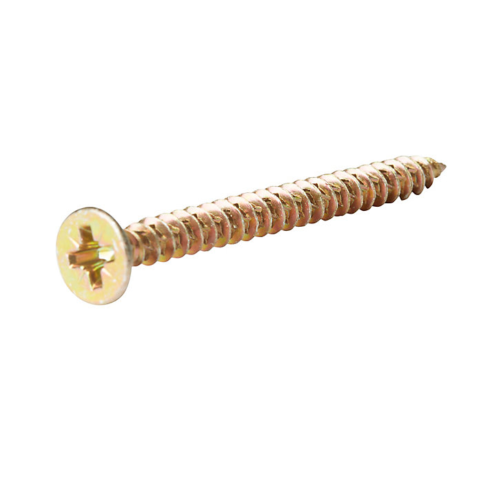 Vis à bois Turbodrive Premium pozidriv zinguée jaune 6x70 mm - 20 pièces