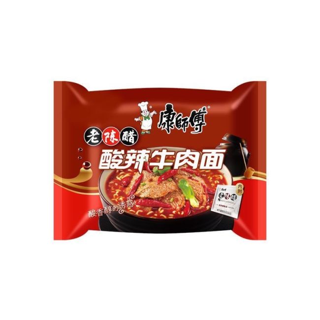Mr Kon's Instant Noedels Zwarte Azijn Smaak 114g