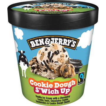 Ben & Jerry's IJs Cookie Dough S'Wich Up 465 ml