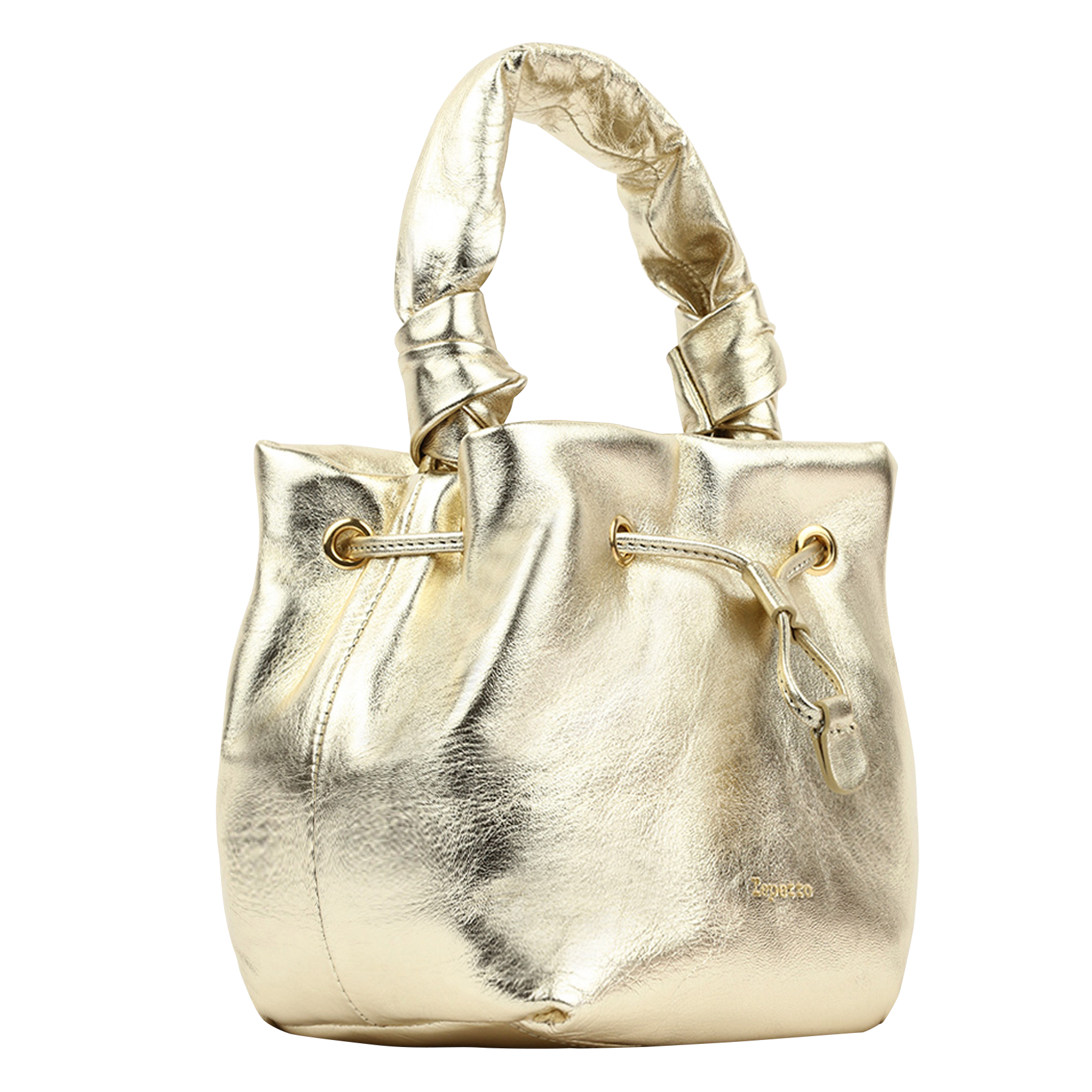 PETITE TENDRESSE - Sac à main bourse en cuir| Doré