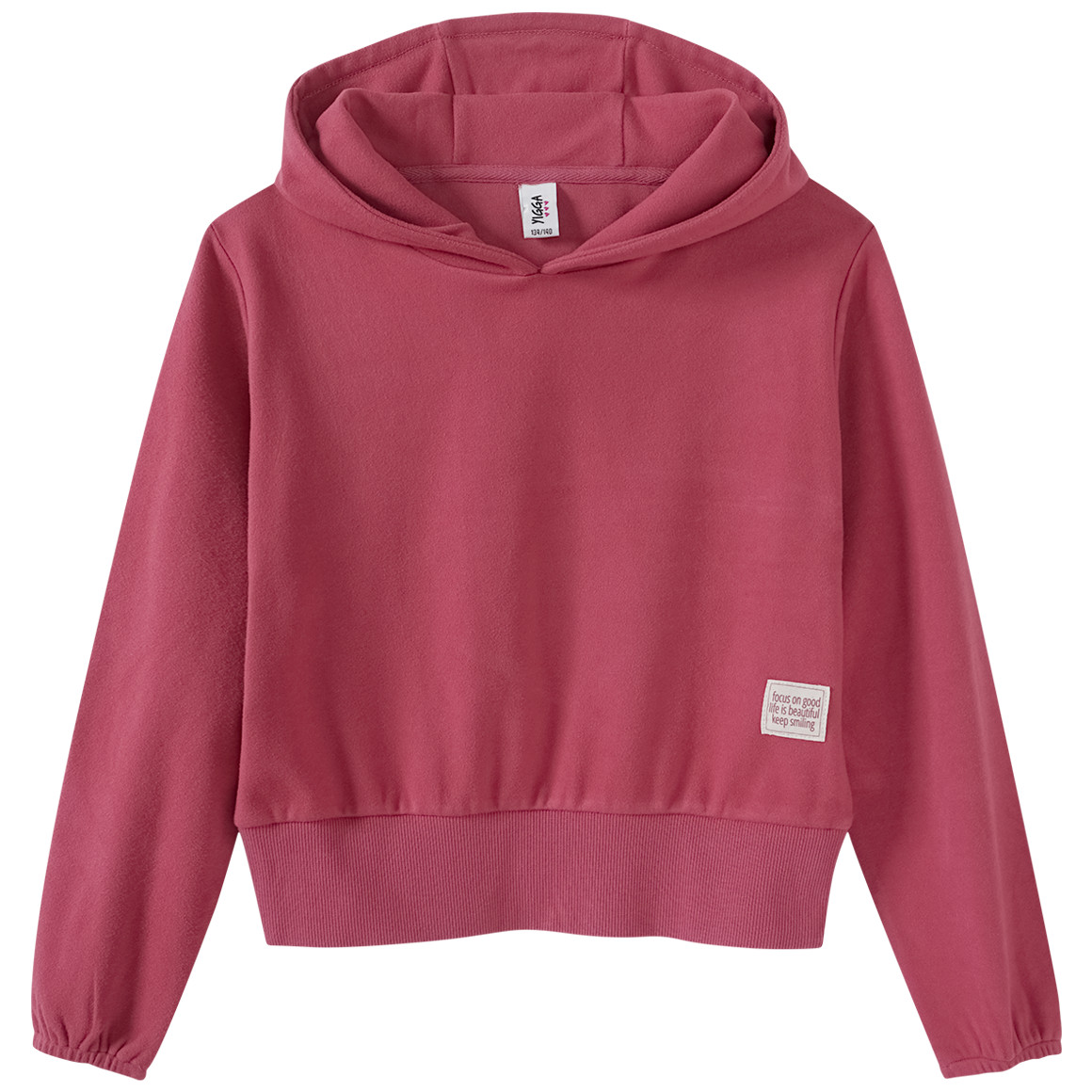 Yigga Mädchen Hoodie aus Fleece helllila
