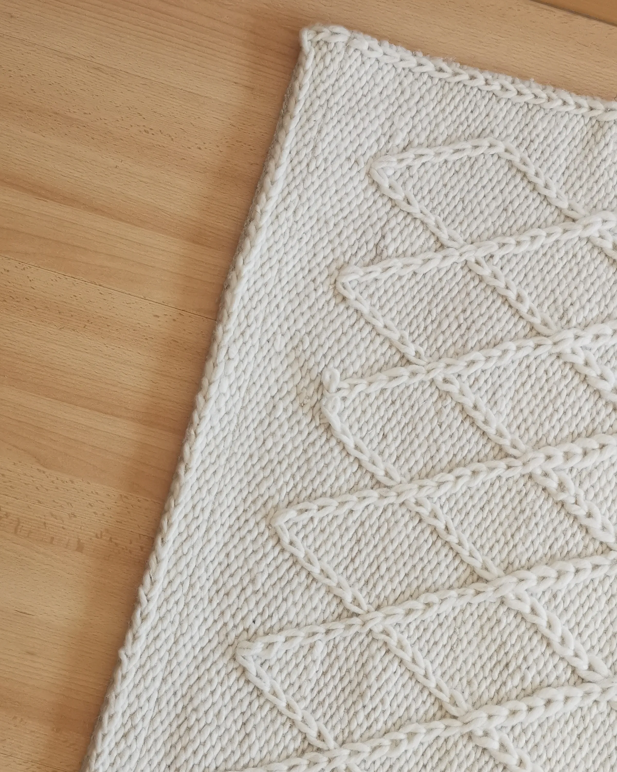 Vloerkleed ERZIN Gebroken wit 160 x 230 cm