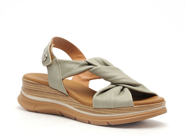 Paula urban nu pieds talons femme 24335 vert