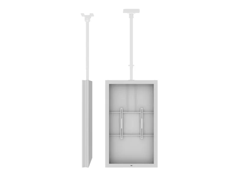 SMS Smart Media Solutions 703-004-4, Kabinet, Hvid, Aluminium, Rustfrit stål, Loft, 400 x 400 mm, 109,2 cm (43
