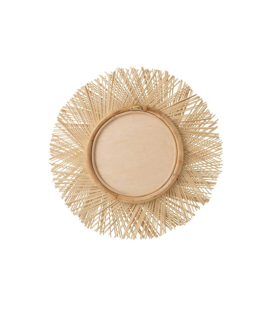 Paris Prix - Miroir Mural En Rotin tressé 60cm Naturel