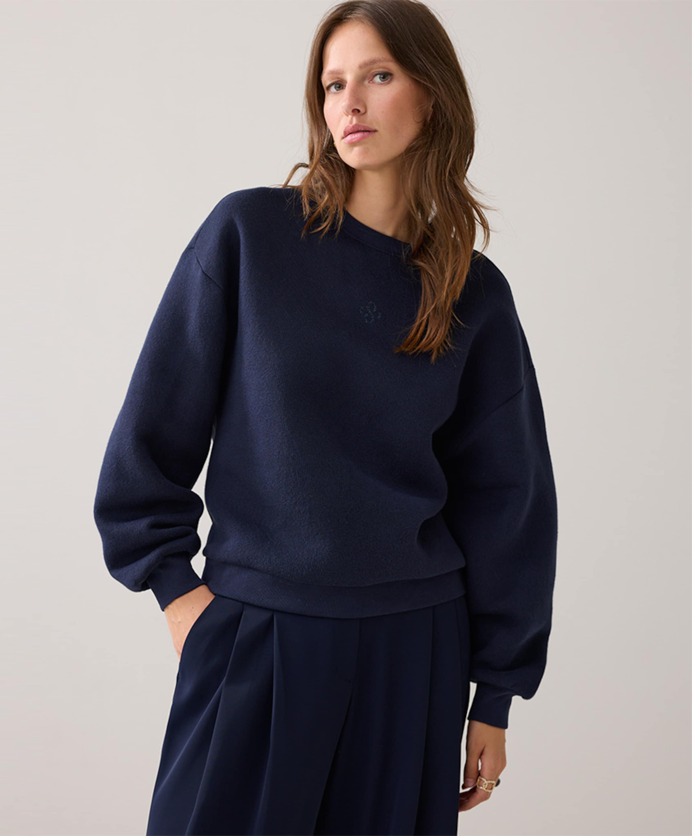 Summum Woman Dames sweater blauw