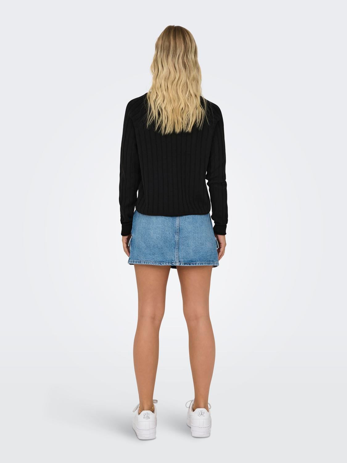 ONLNEW Strickpullover Black
