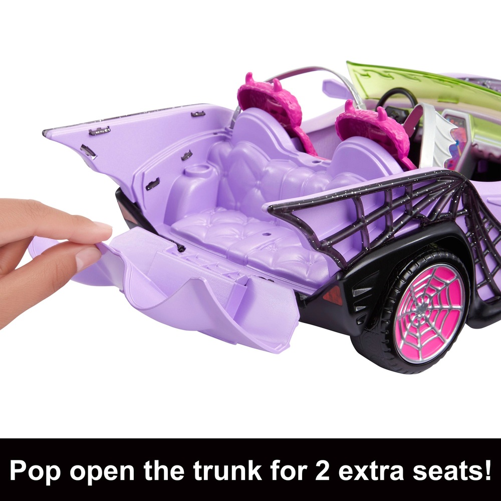 Monster High Ghoul Mobile Spielzeugauto mit Haustier