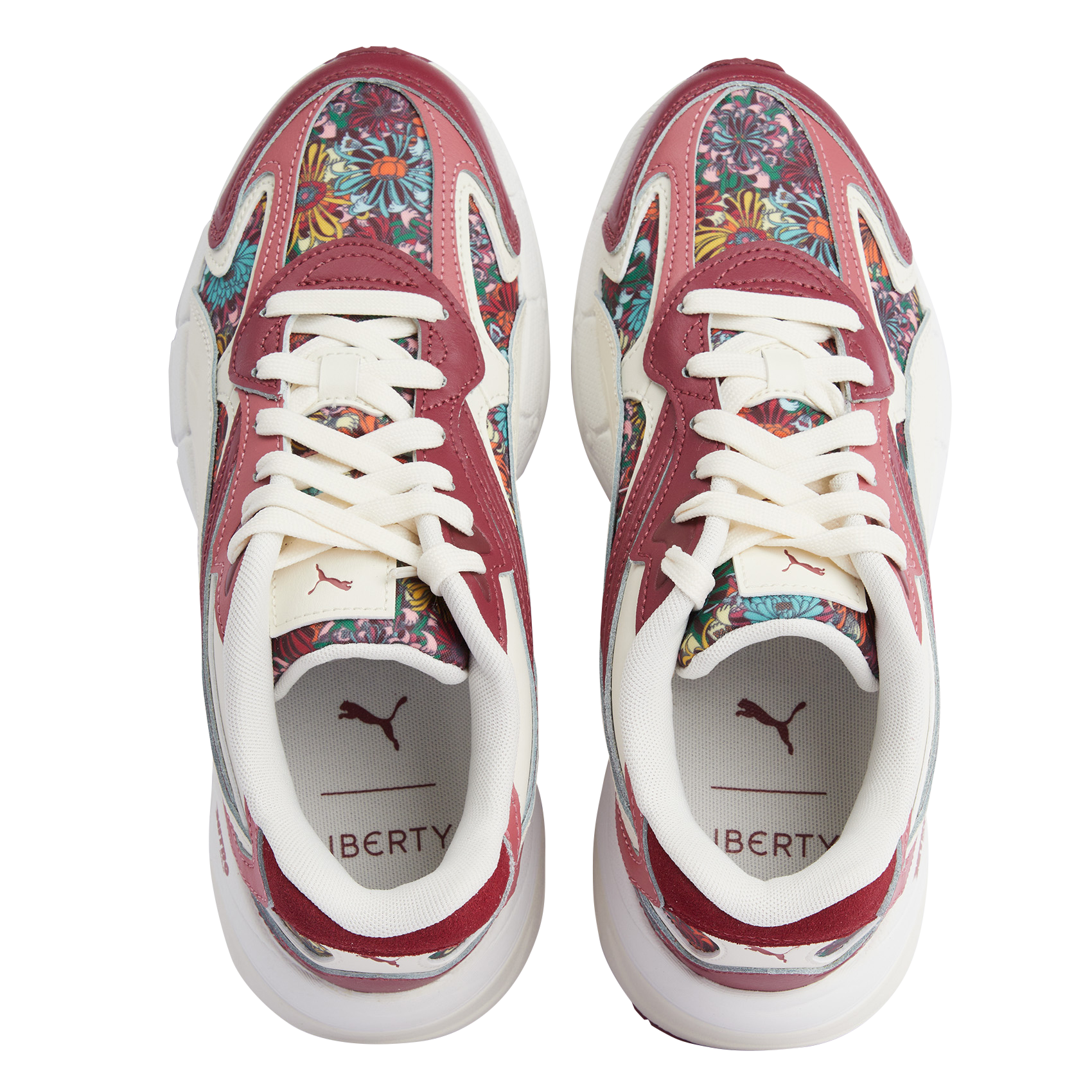 TEVERIS NITRO LIBERTY - Baskets basses imprimées en cuir| Rose
