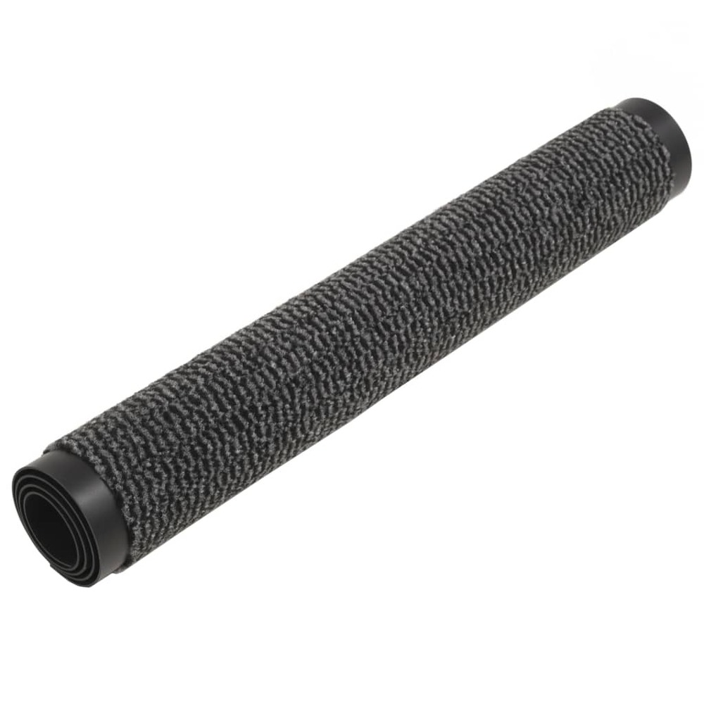 Paillassons rectangulaires 2 pcs 90 x 150 cm anthracite