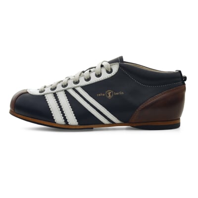 Ledersportschuh, Dunkelblau