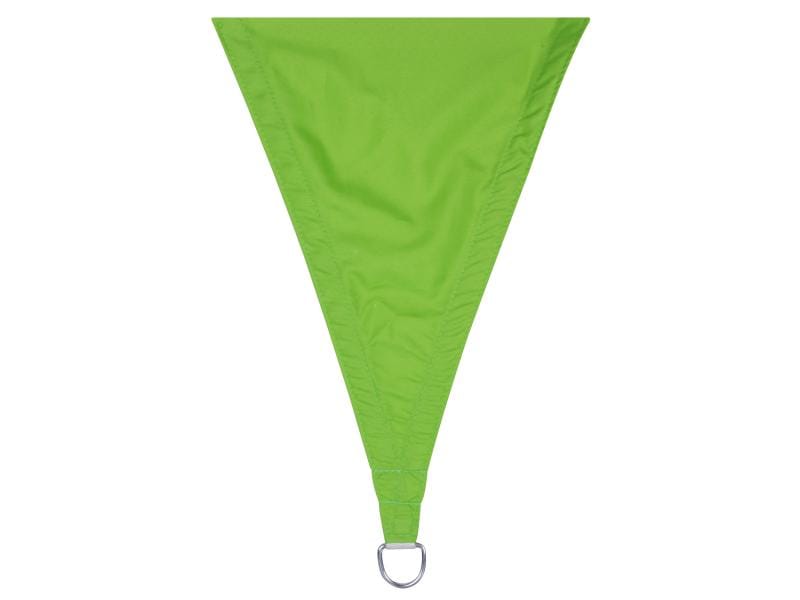 Perel Sonnensegel 500 cm, Dreieck 5 x 5 x 5 m, lindgrün