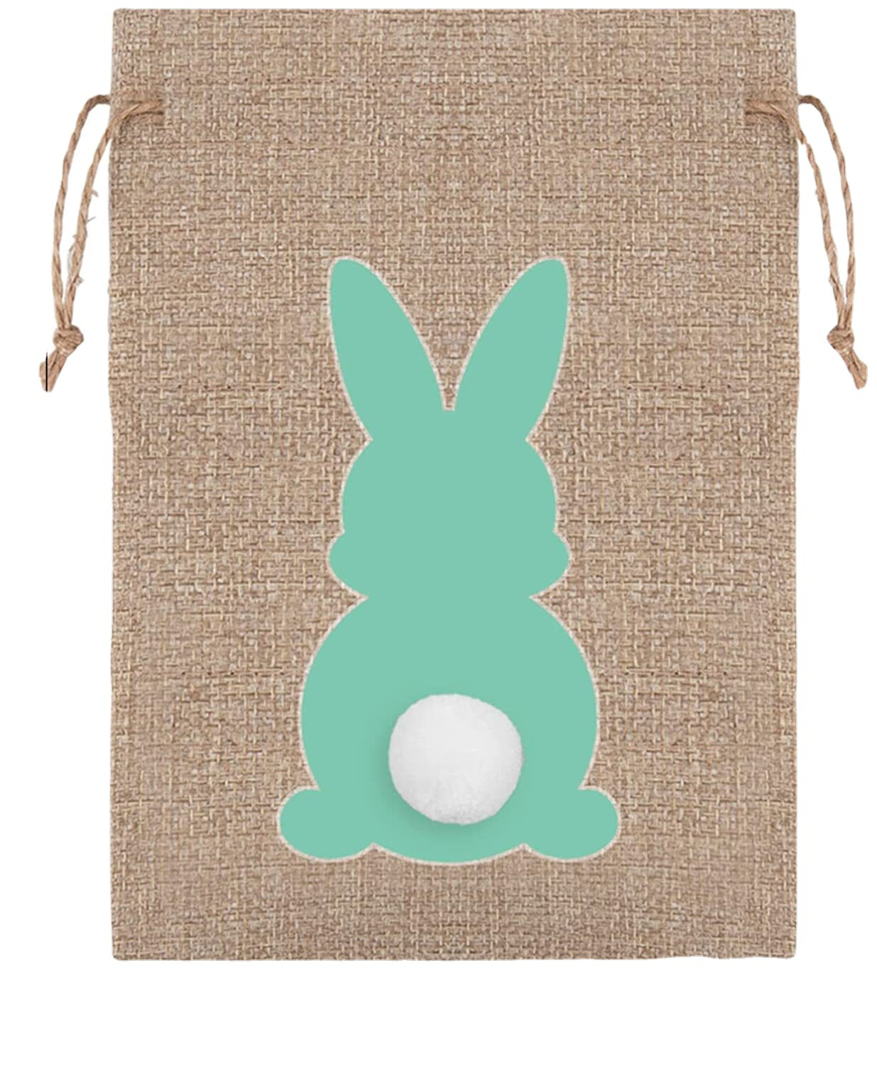 (24er Set) Osternest Jute Tüten Candy Gift Geschenk Osterhase Tasche - Braun