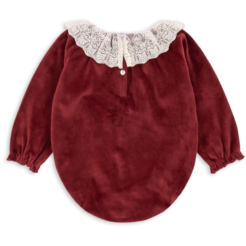 Køb Konges Sløjd Red Dahlia Venola Romper GRS