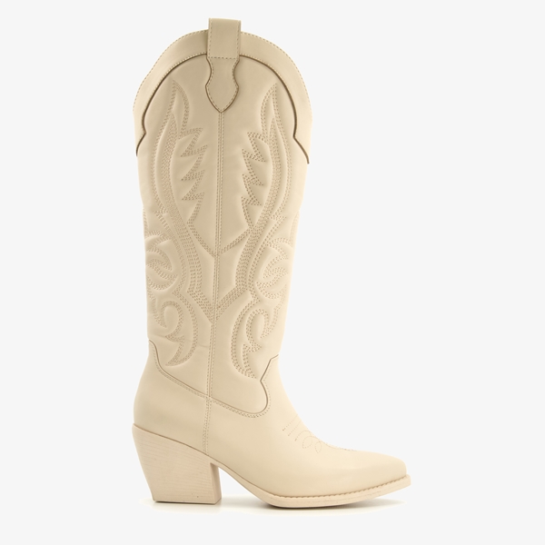 Blue Box dames crème western boots