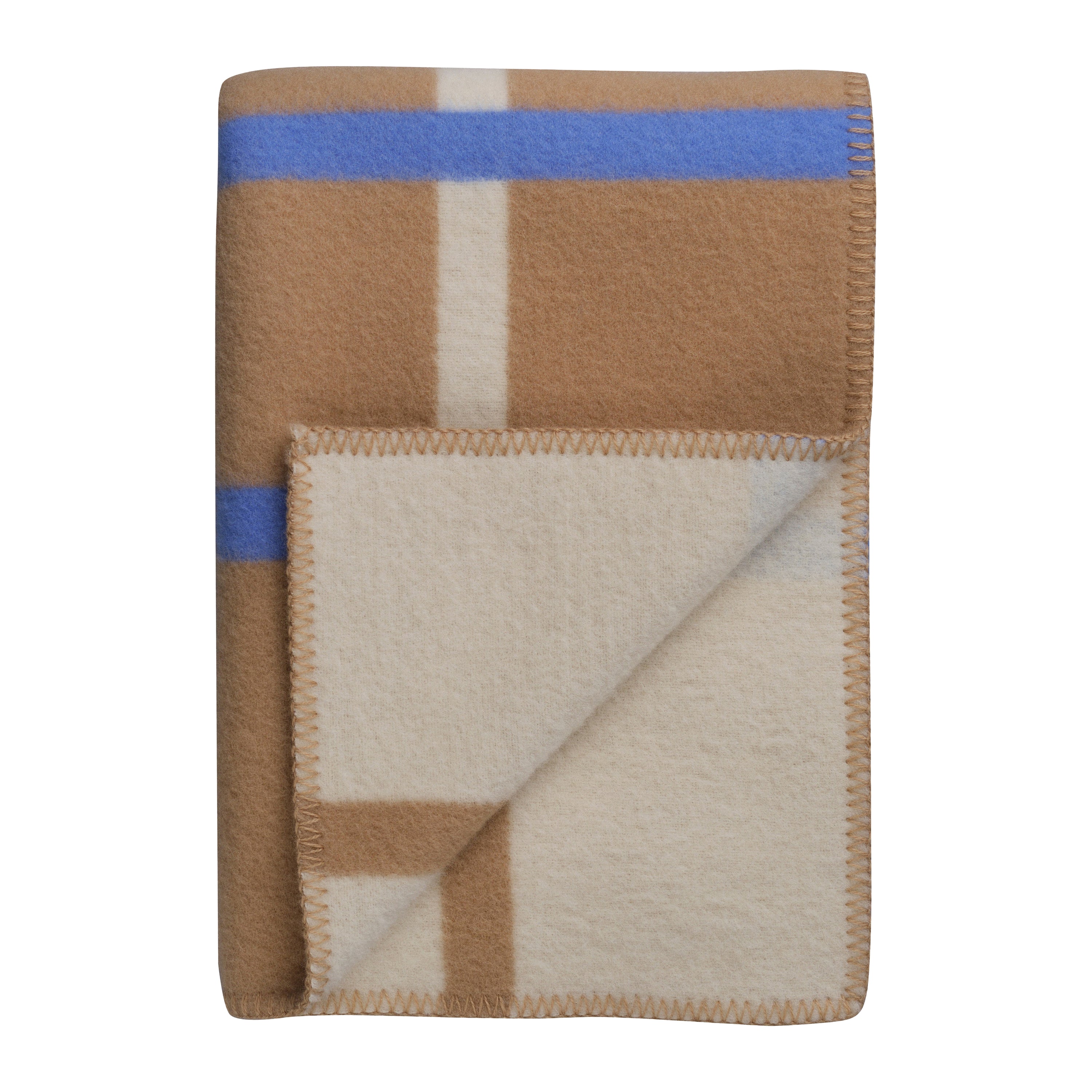 RÃ¸ros Tweed Knut Plaid - Taupe