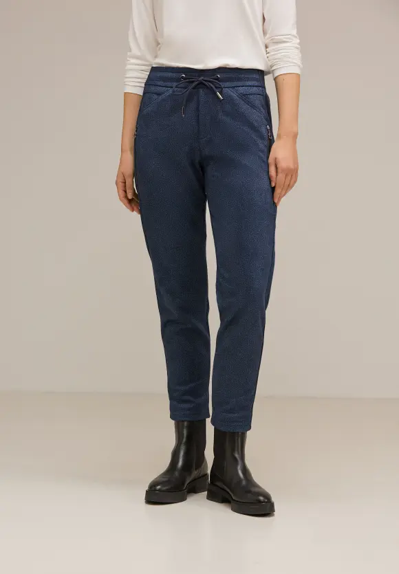 Loose Fit Hose  - deep blue