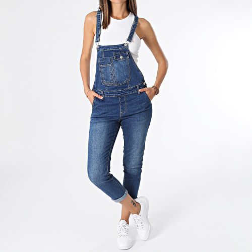 Salopette Jean Femme Bleu Denim