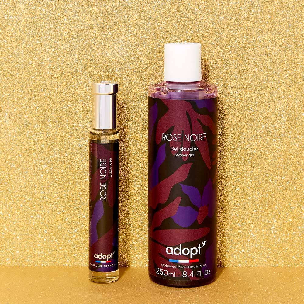 Rose noire - Coffret eau de parfum 30ml + gel douche