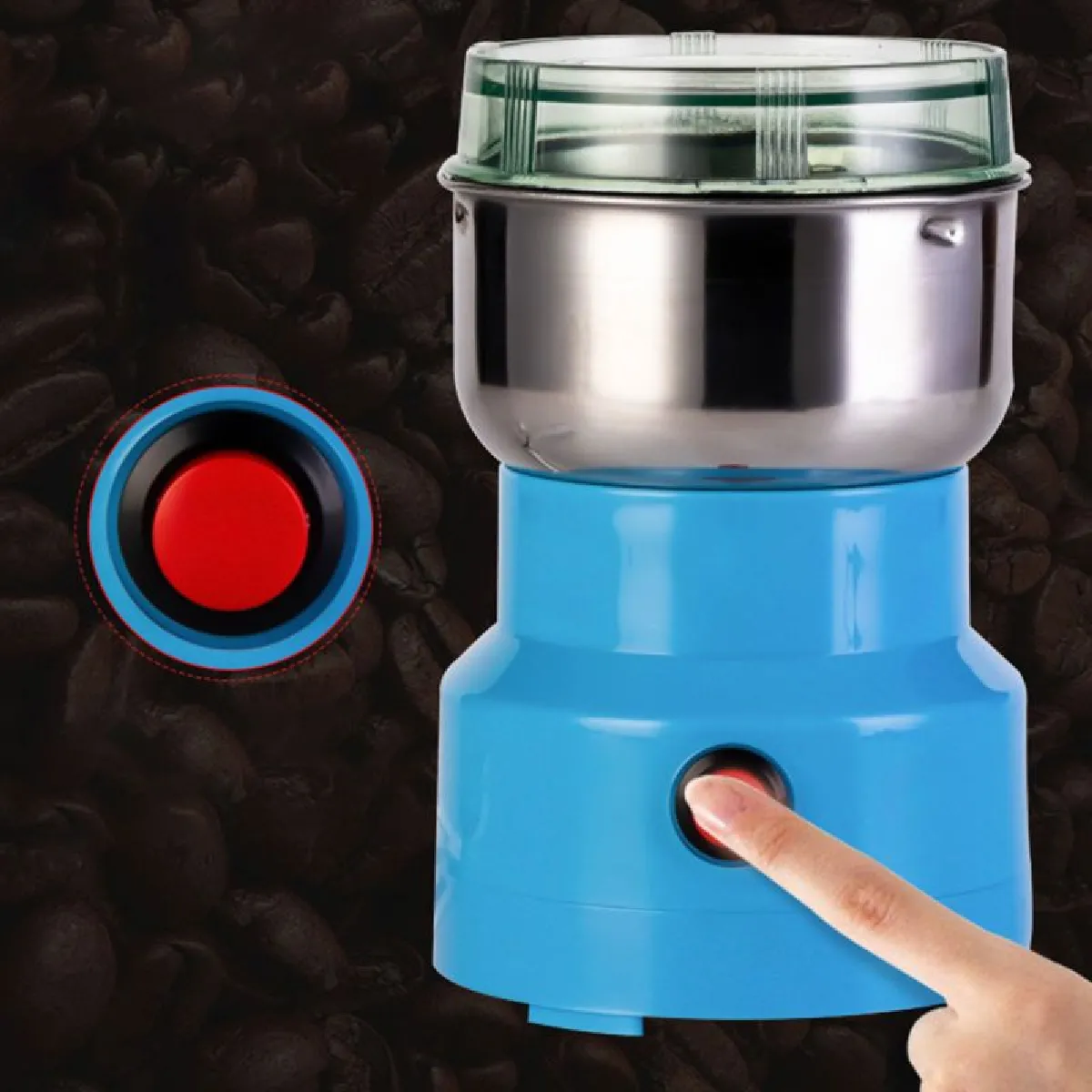 Universal Moulin à café électrique inox lames pol.