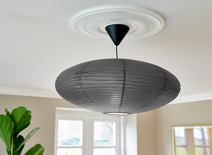 Suspension XL Villo 60cm E27 40W gris Nordlux