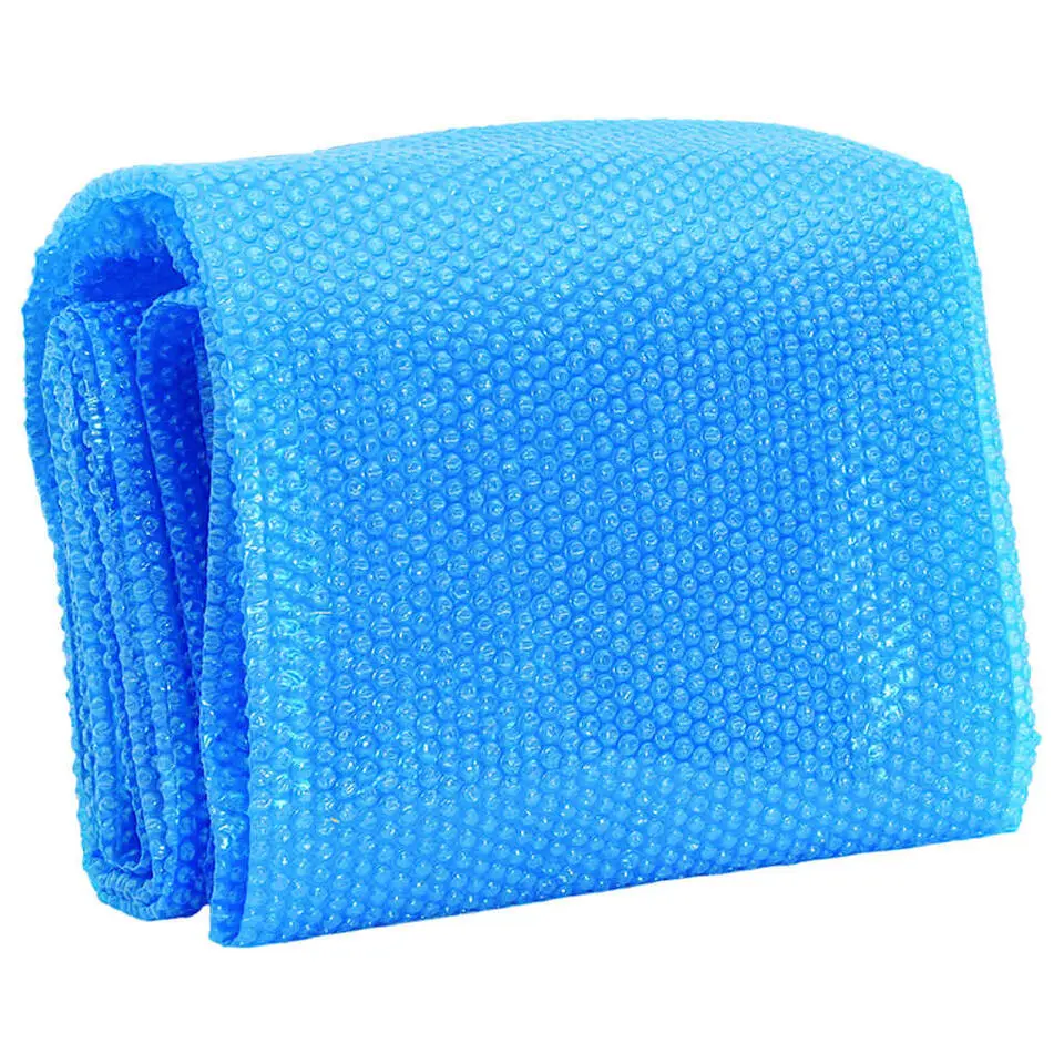 vidaXL - Zwembadzeil - Blauw - Kunststof