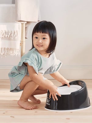 BabyBjörn Smart Potte, Svart/Hvit