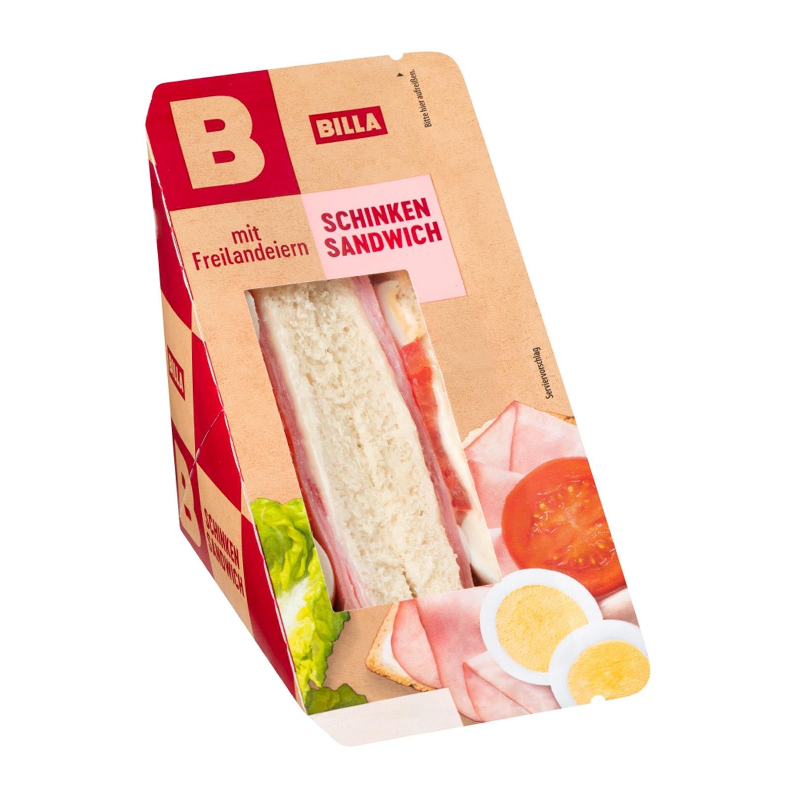 BILLASchinken-Ei Sandwich