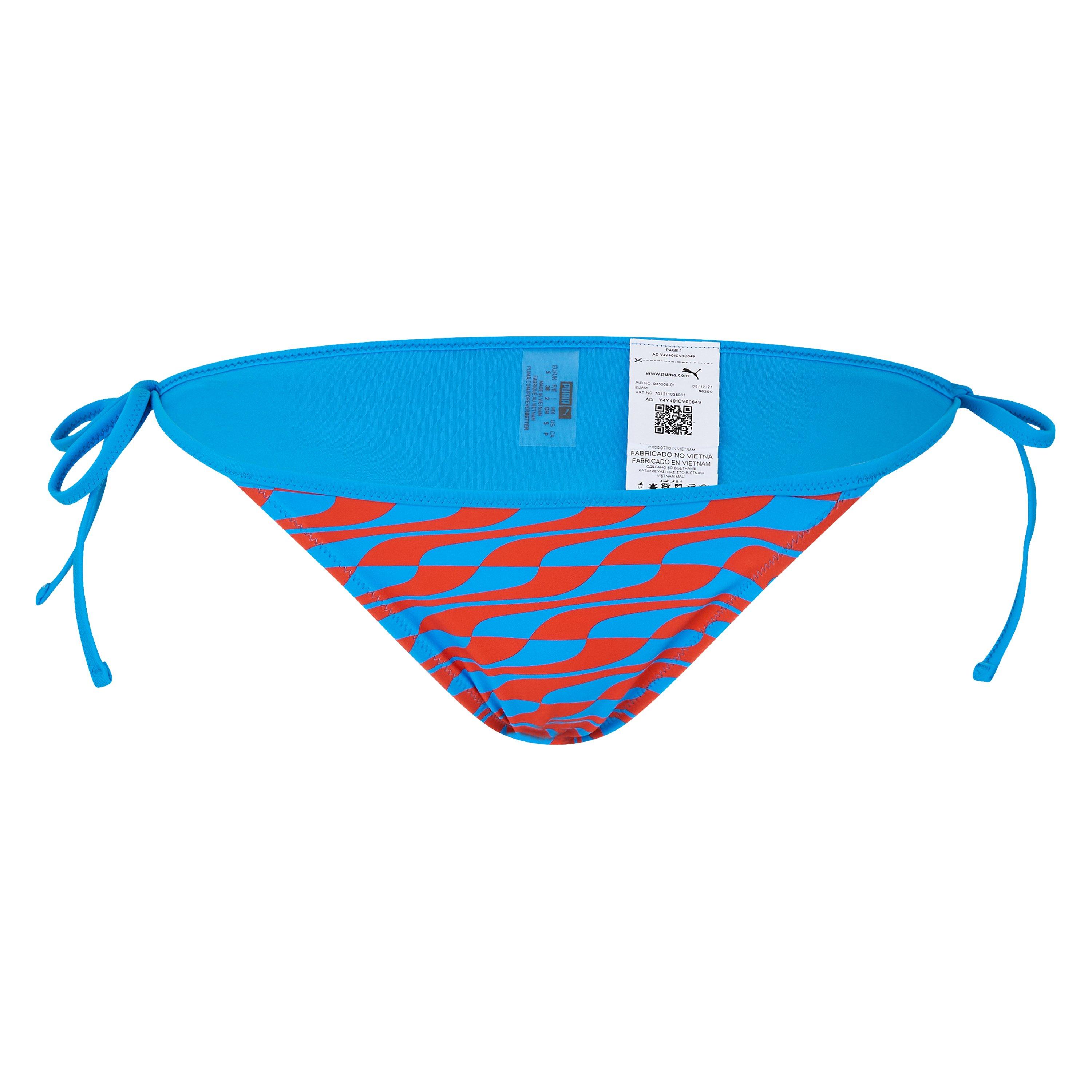 Puma Swimming Foreswim Side Tie Bikini Bottoms Womens