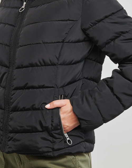 Only - ONLELLAN QUILTED HOOD JACKET CC OTW - Noir