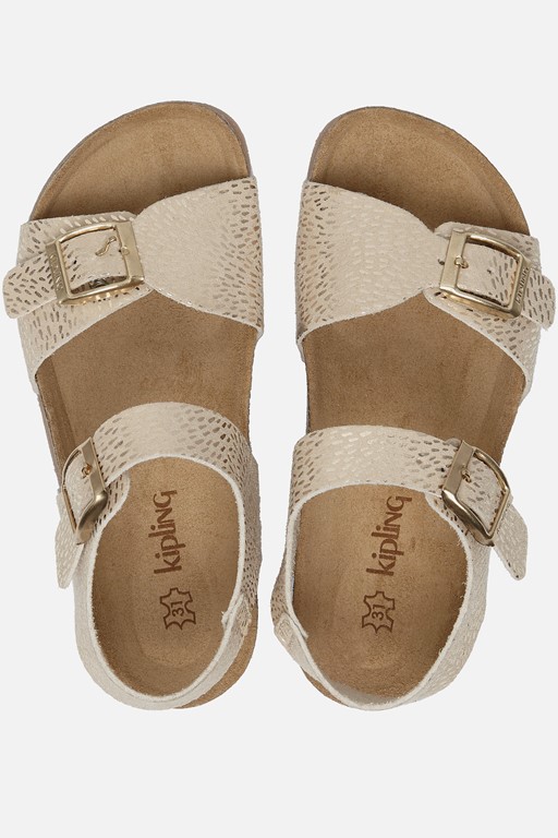Kipling Pepita 6 Sandalen goud Leer