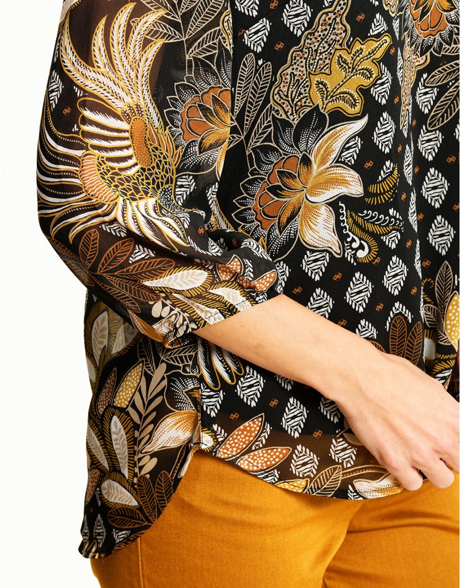 Tunique voile feurs XXL