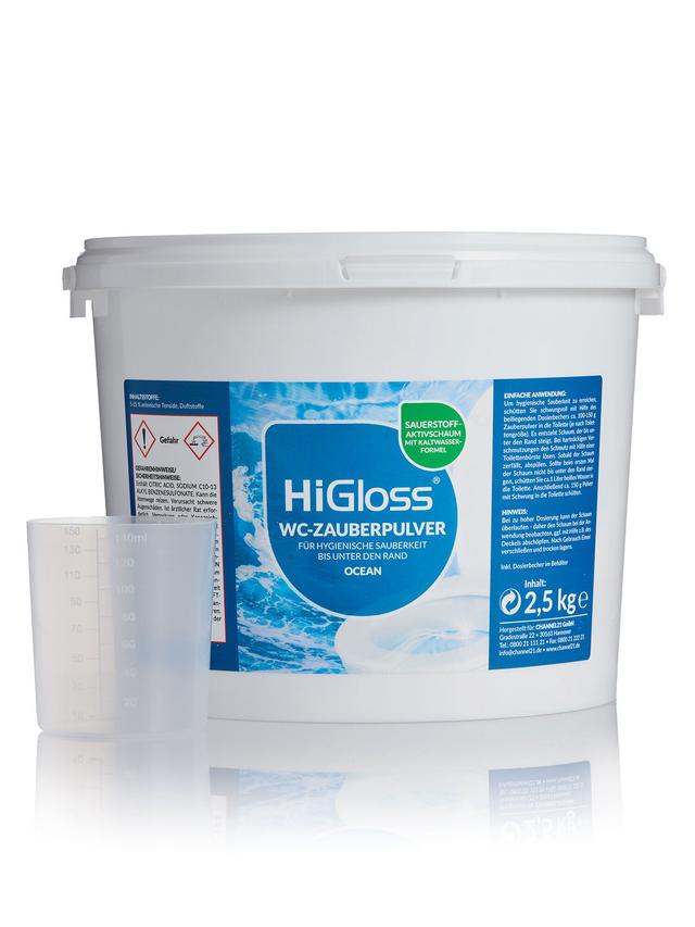 WC Zauber Pulver 2,5 kg mit Schmutzfinder