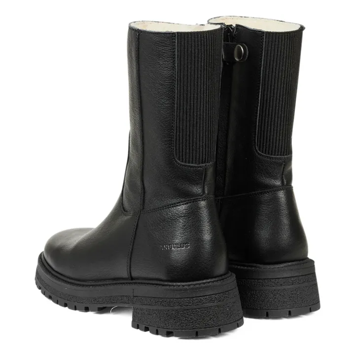 Angulus Bottes Montantes Zip | Noir