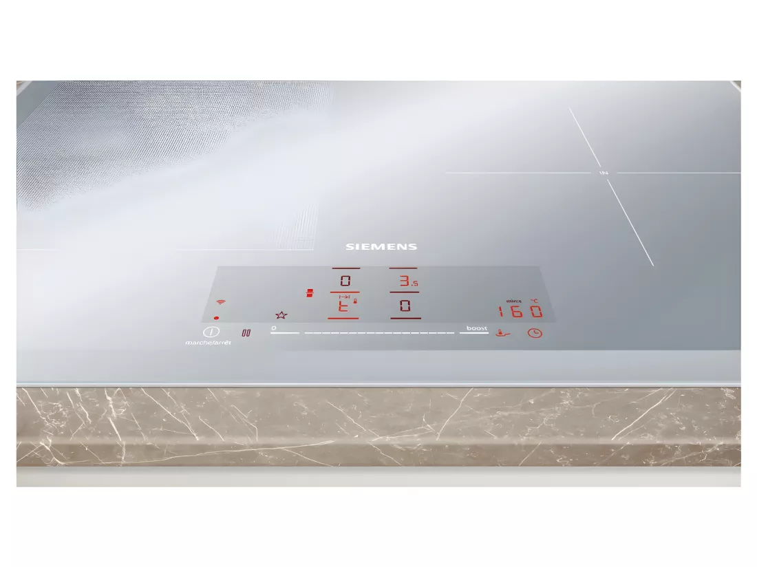 Siemens Table de cuisson induction 60cm 4 feux 7400w gris - EX65KHEC1F