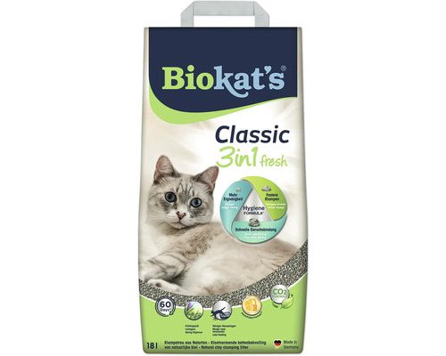 Biokats Classic Fresh 3in1 Kattenbakvulling 18 l