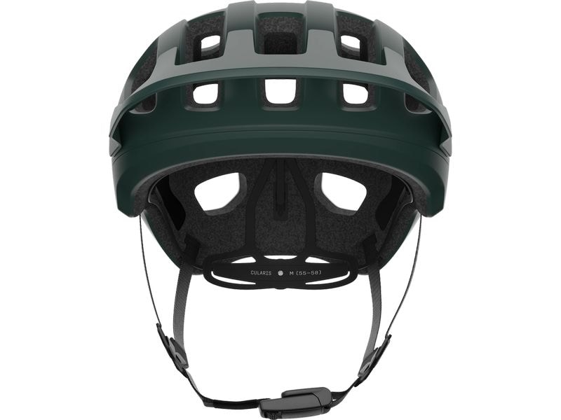 POC Helm Cularis Pargasite Grün Matt/Hydrogen Weiss Matt, L Velohelm