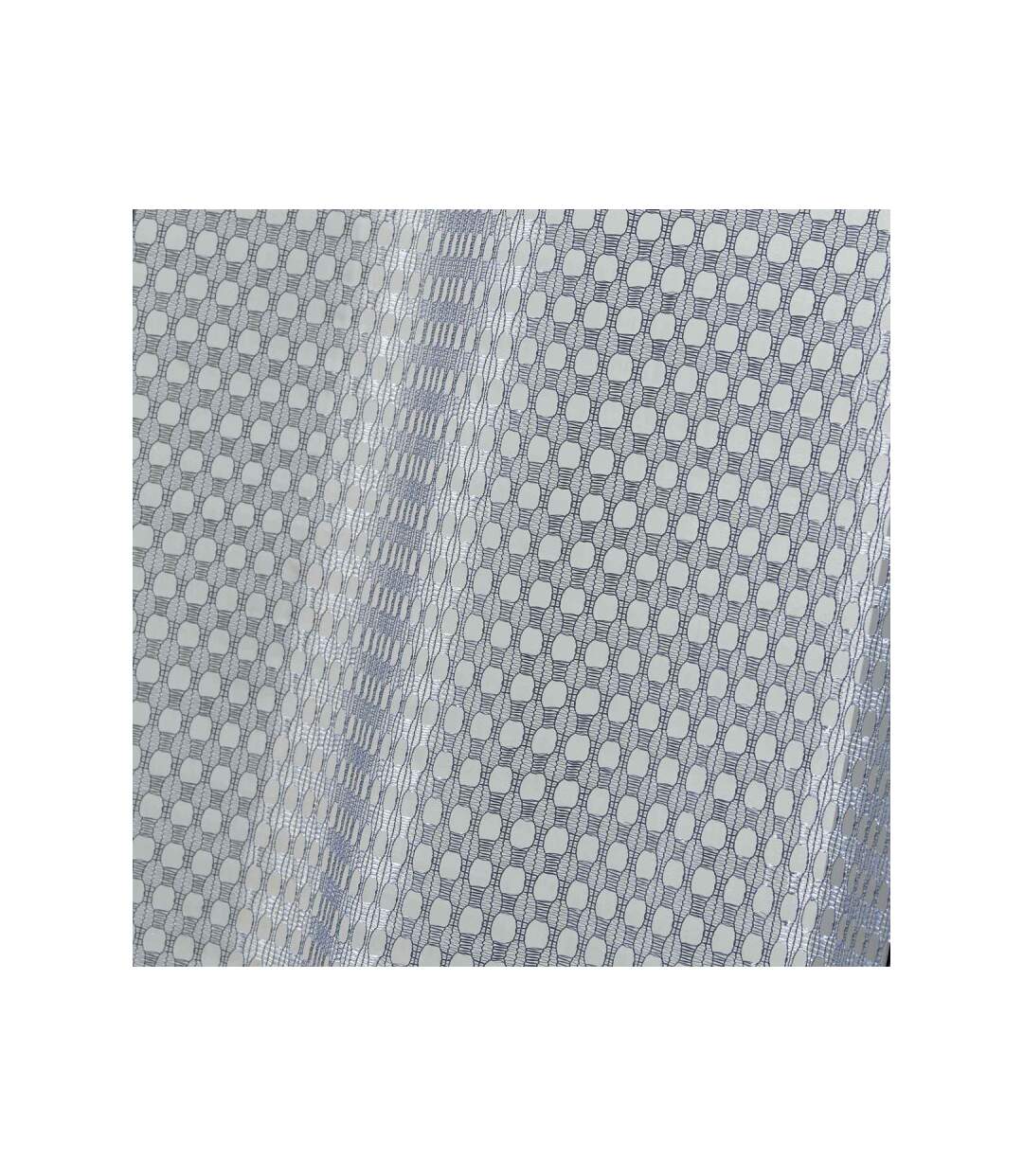 Paris Prix - Paire De Voilages Maille cadria 60x90cm Gris