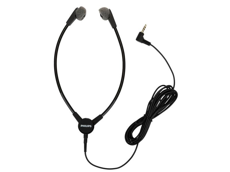 Philips Headset LFH0233 Schwarz Transkriptions-Kopfhörer in Y-Form