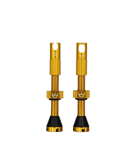 Peatys x ChrisKing Tubeless Ventiler 60mm Gold