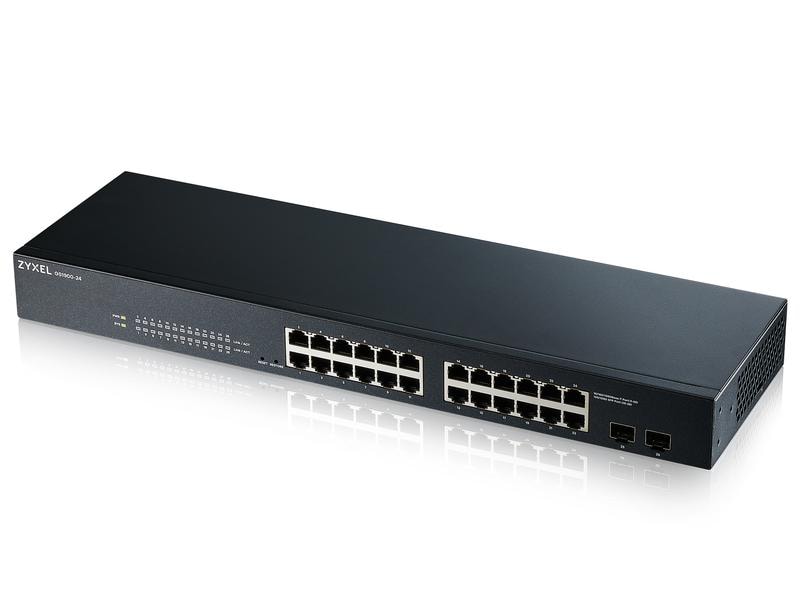 Zyxel Switch GS1900-24 v2 26 Port Web-managed Switch mit 24 Gigabit-Ports