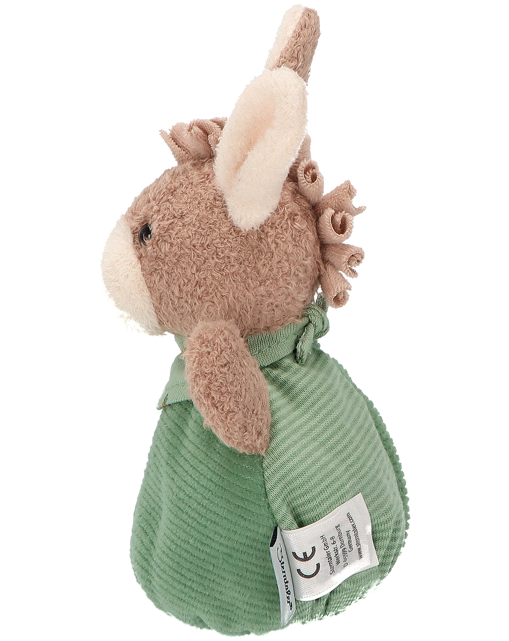 Knuddelsäckchen ESEL EMMILIUS (15 cm) in grün