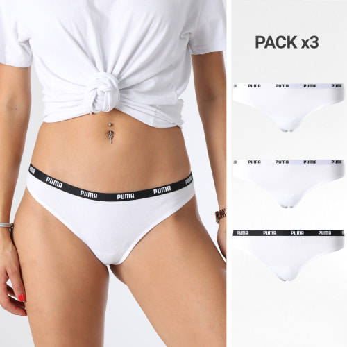 Lot De 3 Strings Femme 503008001 Blanc