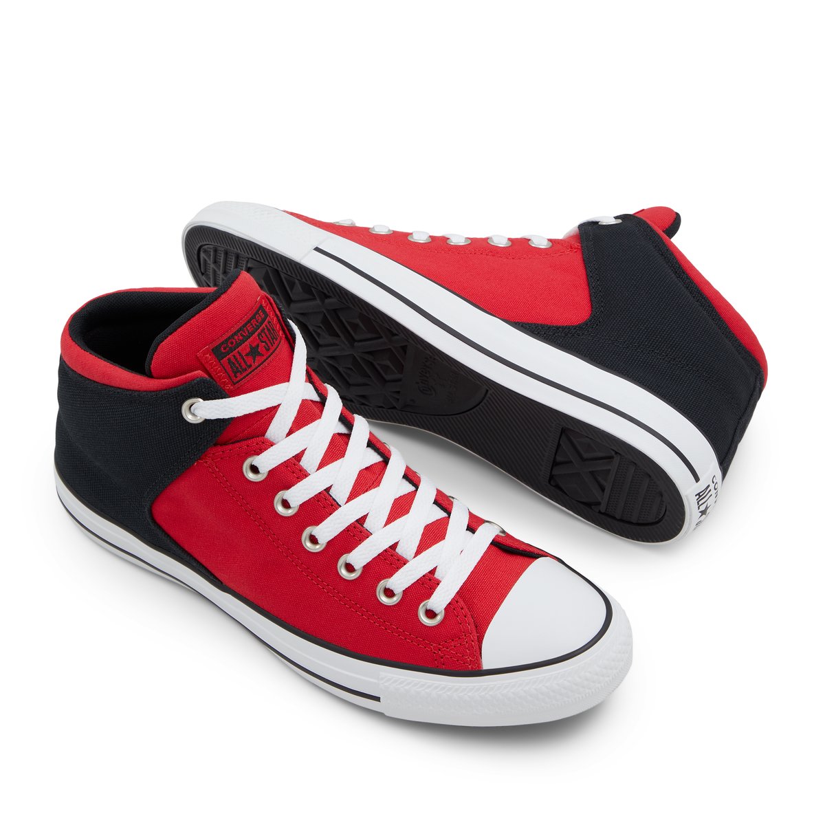 CONVERSE-Highstreet-m-Baskets montantes - Talon plat - Rouge