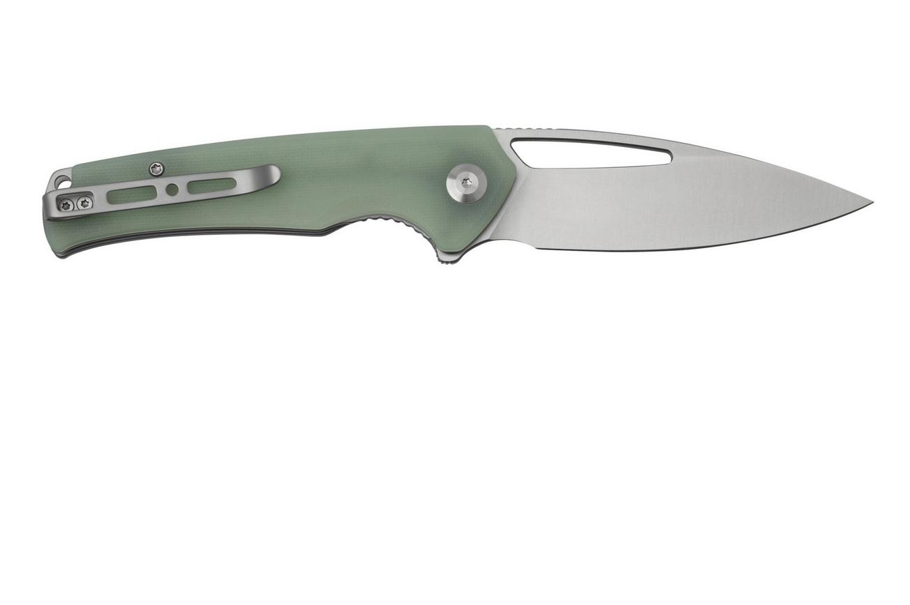 SENCUT Mims S21013-2 Natural Jade G10 Satin, zakmes